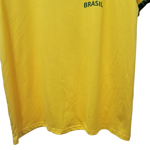 Brazil National Team Home Unisex Crewneck Soccer Jersey #7 Excellent Condition - Picture 6 of 6